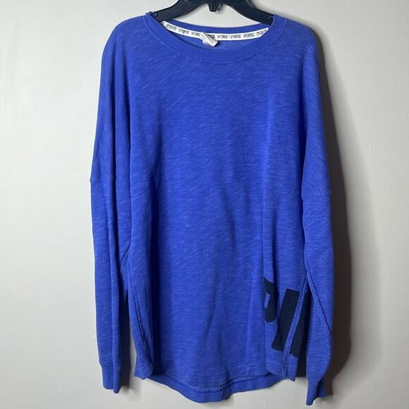Pink Victorias Secret Blue Crewneck sweater XS - Picture 1 of 4